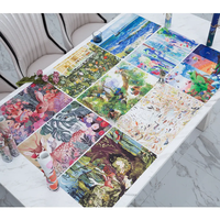 Nouveau Set de Table Dessin Animé pour Restaurants, Tapis de Cuisine Chinois en PVC Plastique 30*45 cm ou Personnalisé – Collection Été
