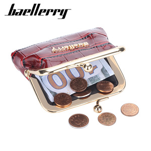 กระเป๋าใส่เหรียญผู้หญิง Baellerry ลายจระเข้ขนาดเล็ก สีแดง - Product Image 2