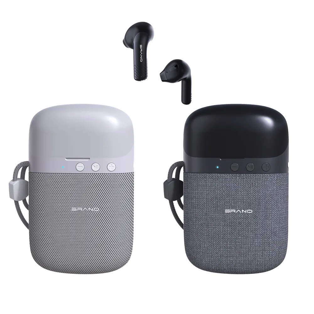 2023 Nieuwe Populaire Tws Oortelefoon Speaker 2 In 1 Bluetooth Speaker En Oordopjes
