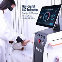 Machine professionnelle d'épilation au laser avec technologie FAC non-cristalline pour les cliniques