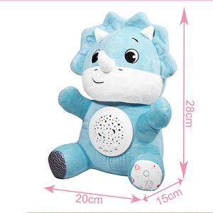 Animaux de sommeil de bébé-Veilleuse de projecteur de bruit blanc et d'étoiles | Cadeau de jouet en peluche apaisant - Product Image 3