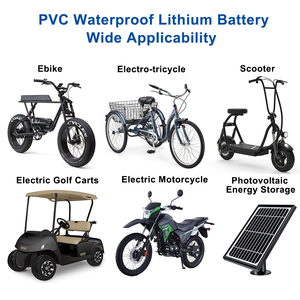 Batería de Bicicleta Eléctrica Personalizada de Fábrica 36V 48V 52V 62V 72V para <span class=keywords><strong>Bicicletas</strong></span> Eléctricas, Motocicletas y Scooters - Product Image 6