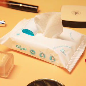 เช็ดทำความสะอาดผิวหน้าออร์แกนิค Caych <span class=keywords><strong>สูตร</strong></span>อ่อนโยนต่อผิว ช่วยเติมความชุ่มชื้น สำหรับเช็ดเครื่องสำอาง - Product Image 3