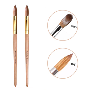 Pinceau à ongles en acrylique 100% Kolinsky avec manche en bois personnalisé pour salon de manucure professionnel - Product Image 5