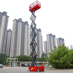 4m 6m 8m 10m 12m 14m Man Lift <span class=keywords><strong>Aerial</strong></span> kerja <span class=keywords><strong>Platform</strong></span> listrik hidrolik kecil mendorong sendiri gunting Lift untuk dijual - Product Image 4