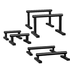 Barras Paralelas de Acero y Madera XLAN, Equipo de <span class=keywords><strong>Calistenia</strong></span> Portátil y Plegable, <span class=keywords><strong>Barra</strong></span> para Flexiones, <span class=keywords><strong>Barra</strong></span> para Empujar, Banda de Resistencia, Chaleco con Peso - Product Image 1