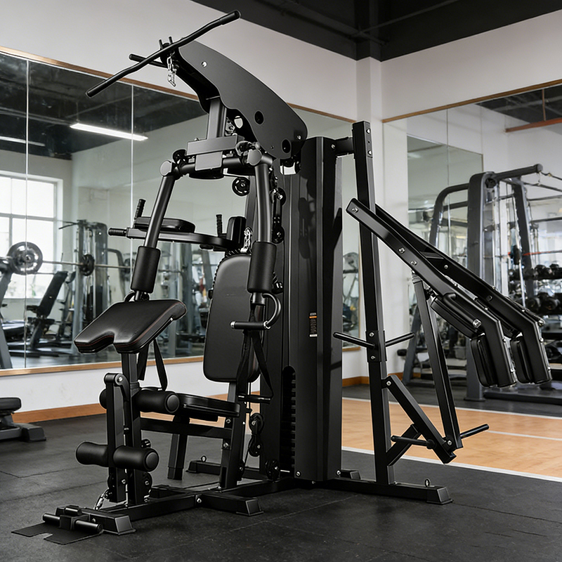 Máquina de gimnasio multifunción - Negra