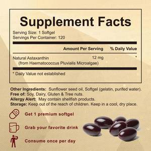 Hot-seller TK Soft Capsule astaxantina pelle osso integratore di salute 2 Capsule uso quotidiano per adulti personalizzabile biologia marina - Product Image 4