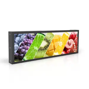 ultra TFT stretched Bar type LED advertising player stretched lcd bar display screen with computer for shop