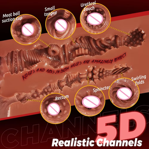 Realistische Anale Gel Volwassen Masturbator Seksspeeltjes Met 5d Diepe Vagina En Strakke Anus Volwassen Seksspeeltjes Voor Mannen Masturbatie - Product Image 3
