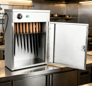 Esterilizador de Cuchillos de Acero Inoxidable para Restaurantes y Servicios de Catering, Gabinete de Desinfección Comercial para Cuchillos - Product Image 3