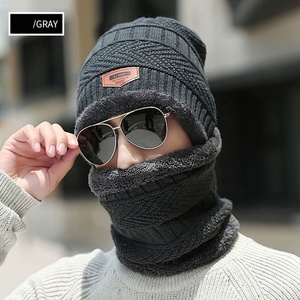 <span class=keywords><strong>Ensemble</strong></span> <span class=keywords><strong>bonnet</strong></span> et écharpe en laine épaisse Z34 <span class=keywords><strong>pour</strong></span> <span class=keywords><strong>homme</strong></span> et femme, <span class=keywords><strong>bonnet</strong></span> tricoté chaud d'hiver, motif camouflage, écharpe à motifs - Product Image 3
