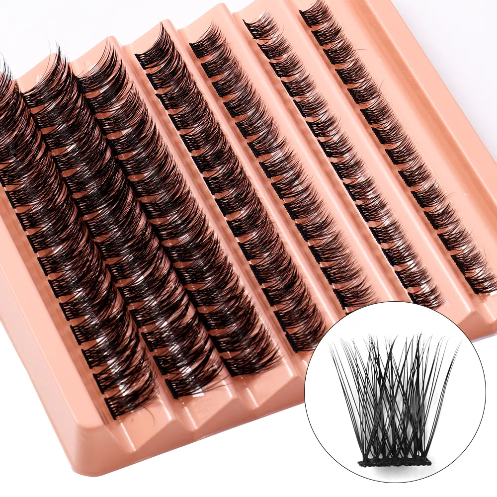 Hiçbir tutkal hiçbir mıknatıs su geçirmez sihirli kirpik kutusu kendinden yapışkanlı Eyeliner kalem Lashes sihirli Eyeliner kirpik seti