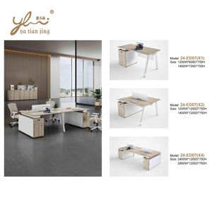 Escritorio de madera con cajones muebles de escritorio de oficina muebles de oficina modernos muebles de oficina para el hogar mesa de oficina - Product Image 2