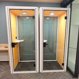 Venta al por mayor <span class=keywords><strong>de</strong></span> fábrica Habitación insonorizada <span class=keywords><strong>Cabina</strong></span> silenciosa Oficina móvil Sala <span class=keywords><strong>de</strong></span> negociación Estudio <span class=keywords><strong>de</strong></span> <span class=keywords><strong>grabación</strong></span> <span class=keywords><strong>Cabina</strong></span> telefónica <span class=keywords><strong>desmontable</strong></span> - Product Image 2