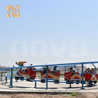 Parc d'attractions extérieur Nova Rides, jeux de carnaval, aire de jeux pour enfants, montagnes russes, prix avantageux, montagnes russes Dragon