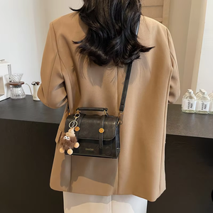 2025时尚潮流肩包冬季女式多功能斜挎包手提包邮递员风格小包 - Product Image 4