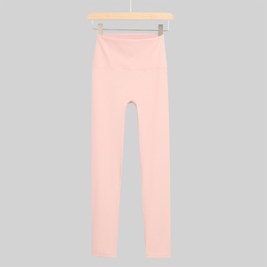 Pantalon de yoga sport pour femme avec logo personnalisé, taille haute, sans couture, élastique, amincissant, avec poche, en Spandex/Nylon - Product Image 2