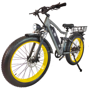 Factory Direct-Sale Sport 26*4 Wide Snow Tires 48V 10Ah Lithium Battery Aluminum Alloy <b>Frame</b> Brushless Motor Rear Hub Dual - Product Image 5