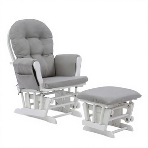 Silla Reclinable de Madera Maciza con Reposapiés para Sala de Estar, Dormitorio y Uso en Hoteles, en Oferta - Product Image 2