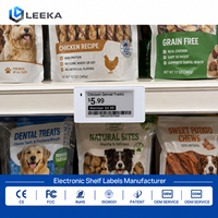 LEEKA - Etiqueta Electrónica para Estantes de 2.13 Pulgadas, 4 Colores, Pantalla de Papel Electrónico WiFi, Etiquetas de Precio Digitales para Proveedores de Comercio Minorista Inteligente, Venta al por Mayor