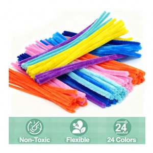 DIY <b>Craft</b> Kit Adults Soft Chenille Pipe Cleaner Material Perfect for Handmade Decorative Project Using Pipe Cleaner <b>Craft</b> Flower - Product Image 5