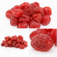 Cerises entières séchées naturelles et sucrées 10kg en conserve, collation saine, vente en gros