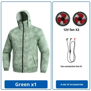 Nuova estate Unisex poliestere 100% Anti-batterico all'aperto per il tempo libero pesca pesca <span class=keywords><strong>abbigliamento</strong></span> ventola di raffreddamento con protezione di calore e sole - Product Image 6