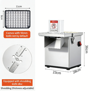 Cortadora de Verduras Comercial Henan con Motor de 220V <span class=keywords><strong>para</strong></span> Preparación de Bunny Chow y Curry en <span class=keywords><strong>Durban</strong></span> y Planta de Procesamiento de Frutas - Product Image 5