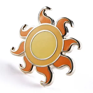Wholesale Badge Maker Gold Plated Customized Cute Enamel Pins Metal Emblem Custom Logo Enamel Lapel Pin Badges