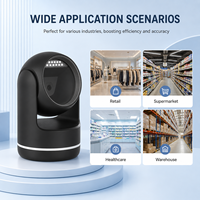 Escáner de Código de Barras de Escritorio CMOS 1D 2D, Escaneo Continuo, Sensor Automático, Manos Libres, para Tiendas Minoristas, Suministro de Fábrica