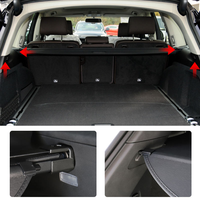 Accessoires intérieurs de voiture très vendus pour Audi Q7 2007-2015, cache de coffre rétractable
