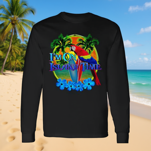 Camiseta de manga larga I'm On Island Time Tropical Beach - Product Image 3