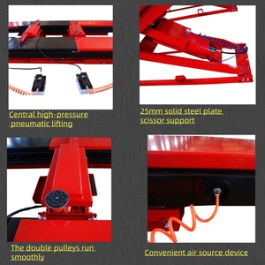 Diskon gunting <span class=keywords><strong>Lift</strong></span> ganda 5000kg, gunting besar di bawah tanah dengan <span class=keywords><strong>Lift</strong></span> sekunder untuk mobil 3D, mesin penjajaran roda empat - Product Image 3
