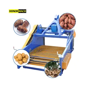 Tractor de dos ruedas de nuevo diseño, máquina para excavar patatas, cosechadora