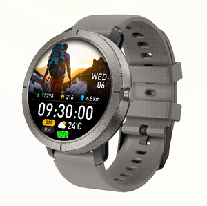 <span class=keywords><strong>Montre</strong></span> connectée DM76 AMOLED en silicone avec GPS, boussole, altimètre, baromètre, étanche et lampe torche <span class=keywords><strong>pour</strong></span> le sport et la santé - Product Image 3