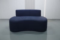 Juego de Sofá de 3 Plazas Y03 en Corduroy, Sofá Cama Semicircular Convertible con Diseño Ajustable para Espacios Pequeños