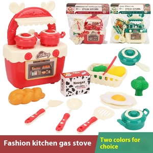 Juego de Cocina de Plástico Realista para Niños y Niñas, Juego de Utensilios de Cocina de Juguete con <span class=keywords><strong>Estufa</strong></span> de Gas en Caja - Product Image 3