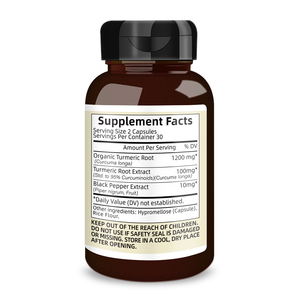 อาหารเสริมขมิ้นชันผสมพริกไทยดำ สูตรพิเศษสำหรับบำรุงข้อต่อ แคปซูลขมิ้นชันเข้มข้น - Product Image 5