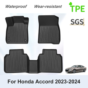 Tapetes de Piso TPE Hechos a Medida para Honda Accord 2023 2024, 11.ª Generación, Impermeables, para Todo Clima, Ecológicos, Solo para Vehículos con Volante a la Izquierda - Product Image 2