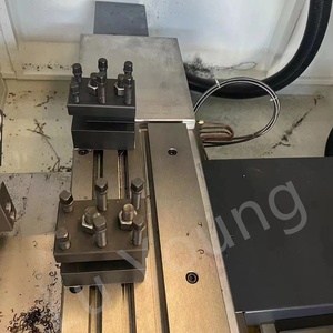 Alto rendimiento CK0640 precio de fábrica 220 V monofásico metal mini CNC tornos tipo banda portaherramientas - Product Image 5
