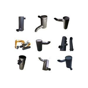 Sistema di scarico dell'escavatore Aftermarket e parti del sottocarro silenziatore, componenti per tubi e binari - Product Image 1