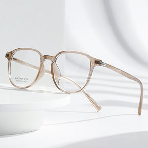 Montures de lunettes carrées Beauty Of Style pour femmes, monture complète, lentilles en acrylique, protection UV400, GTP AT68620 - Product Image 4