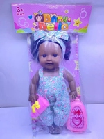 En gros nouveau plastique vinyle mode 14 pouces ensemble silicone bébé africain noir fille poupées pour enfants