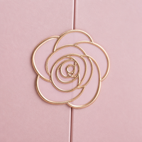 Coffret Cadeau Leabon à Porte Française Rose Poudré avec Emblème Rose, Boîte en Papier à Rabat pour Emballage Cadeau de Luxe, Vente en Gros Direct Usine