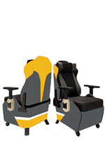Chaise de jeu professionnelle en cuir PU personnalisée, design ergonomique, inclinable, soutien lombaire réglable pour les professionnels