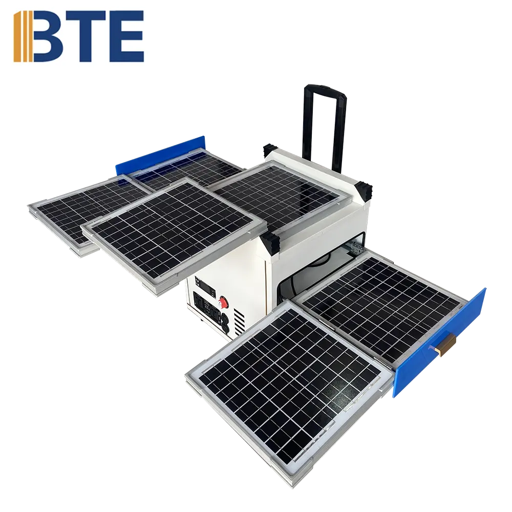 Generador de energía solar portátil, sistema de energía para uso familiar