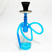 Ensemble de chicha moderne de luxe en acrylique laqué avec logo personnalisable - Chicha OEM en gros, chicha de voyage en plastique