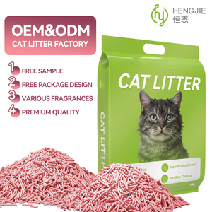 Litière pour chat au tofu à formule personnalisée, biodégradable, écologique, hautement absorbante, légère, vente en gros d'usine - Product Image 2