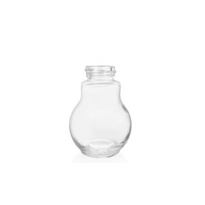 Vente directe d'usine, pot de stockage en verre pour épices, poivre, sel, en forme d'<span class=keywords><strong>ampoule</strong></span>, mini, mignon, créatif, 50 ml, avec couvercle en acier inoxydable - Product Image 1
